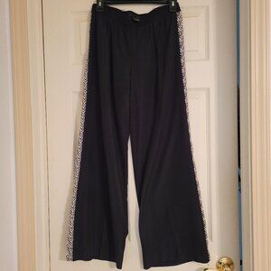 Sanctuary Side Stripe Elastic Waist Pants Black XS